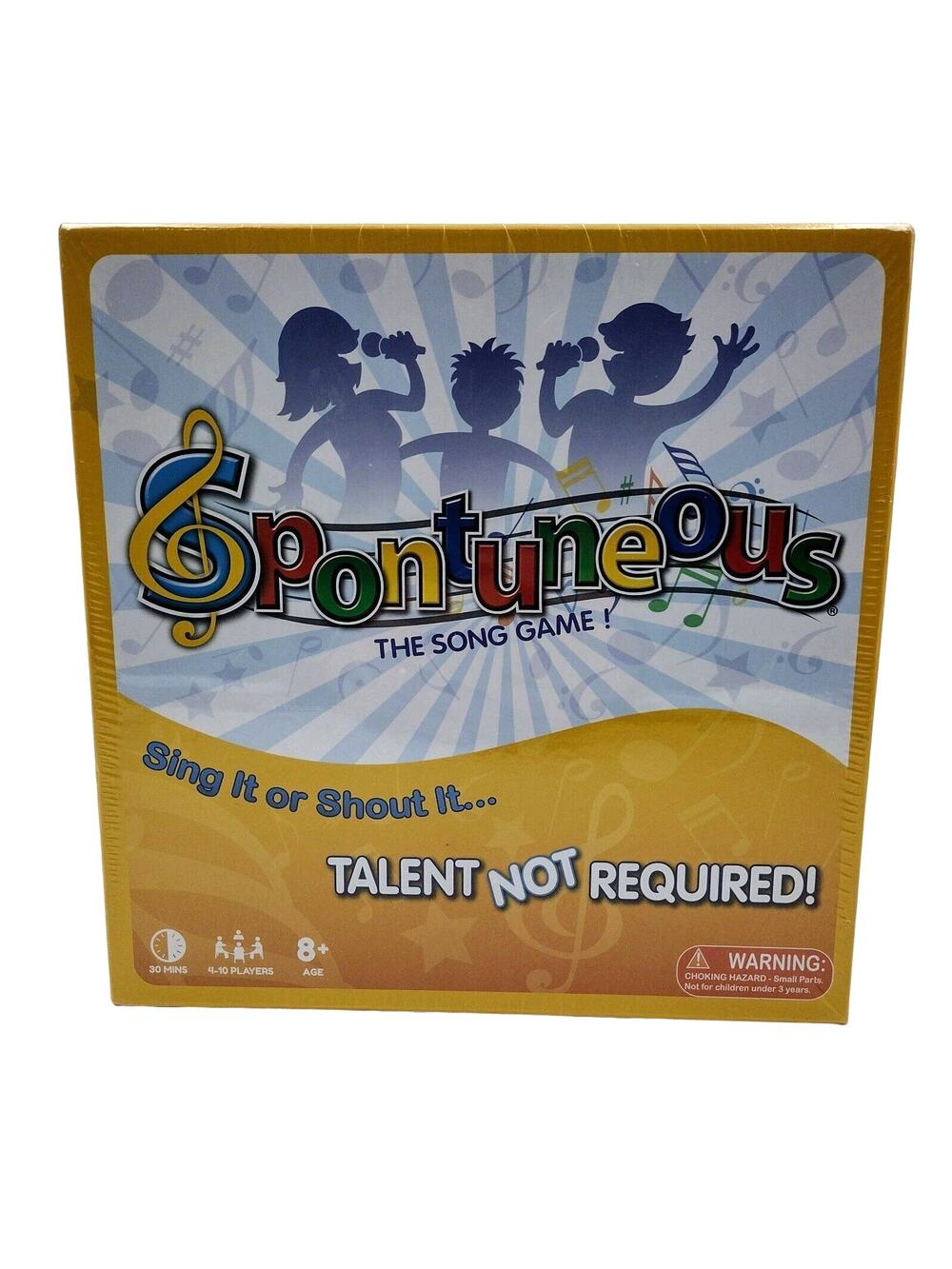 Spontuneous The Board Game Where Lyrics Come To Life Family Singing New Sealed